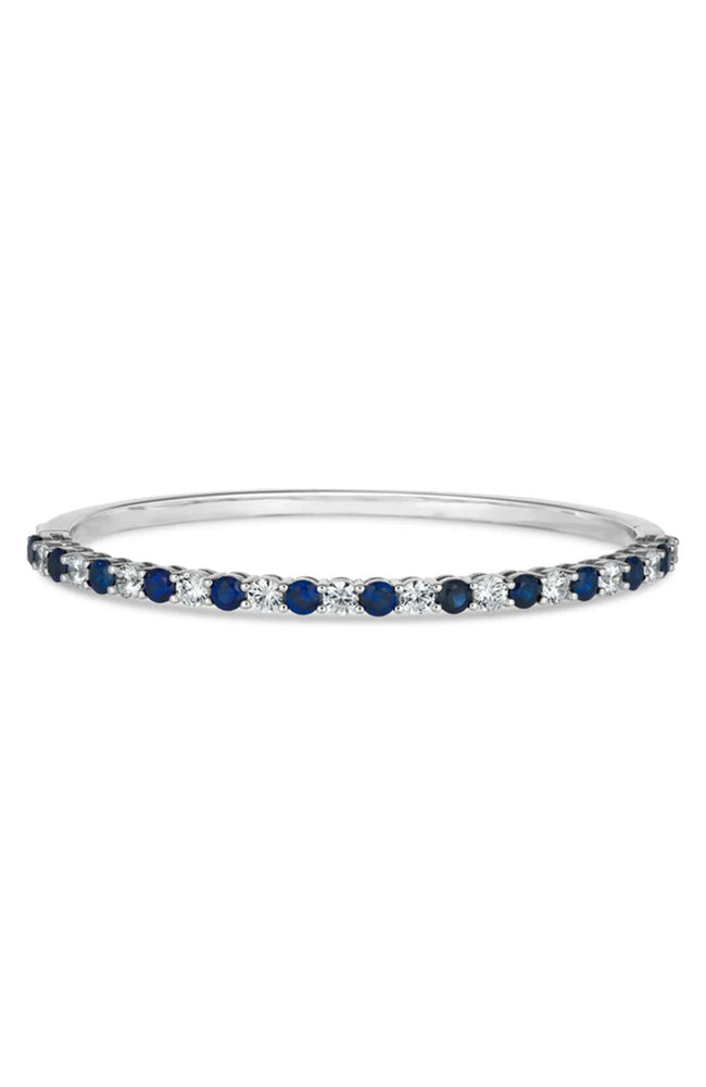 Sophia 06 Blue Sapphire Bangle Small
