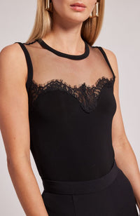 Marilyn Lace Combo Top
