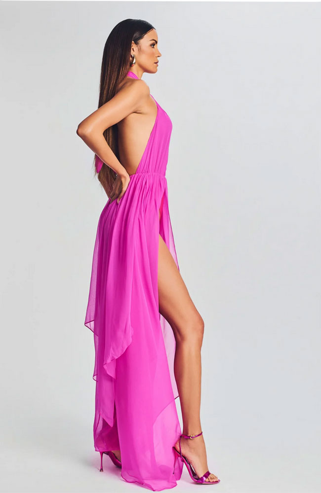 ina silk dress Ina Silk Chiffon Dress Retrofete