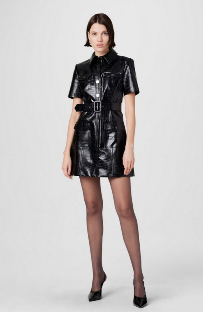 Lydia SS Snap Front Dress – shoprodeodrive