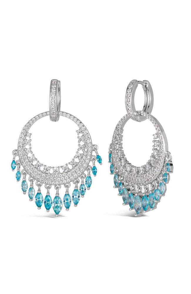 Victoria 12 Aqua Earrings