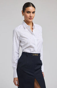 Marcello Crystal Poplin Shirt