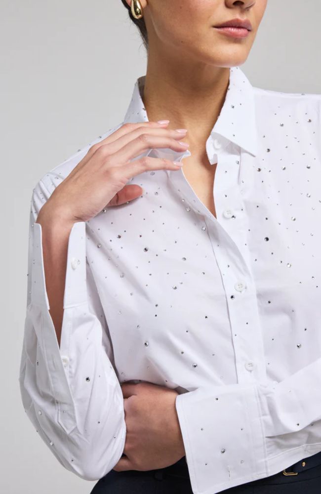 Marcello Crystal Poplin Shirt