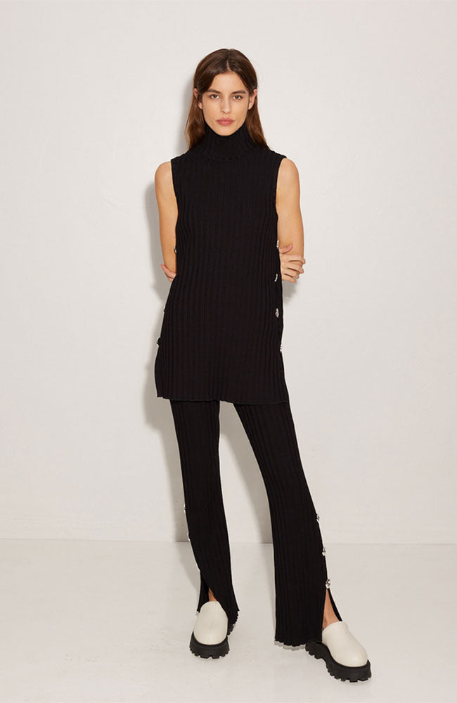 Cyrene Pant with Button Detail