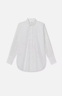 Oversized Pearl Pocket Shirt