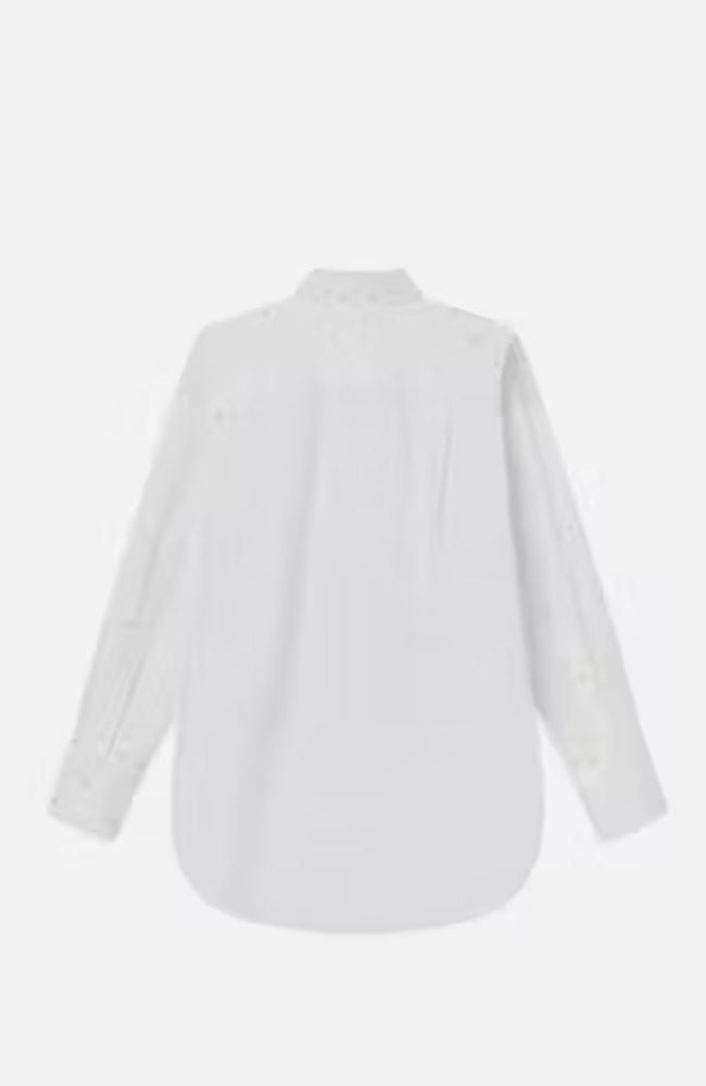 Oversized Pearl Pocket Shirt