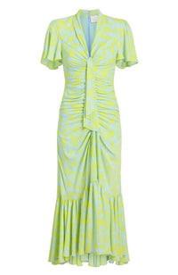 Graphic Floral Peeta Dress