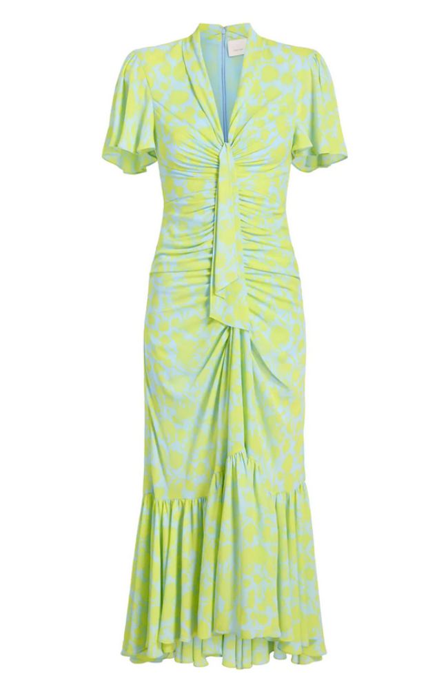 Graphic Floral Peeta Dress