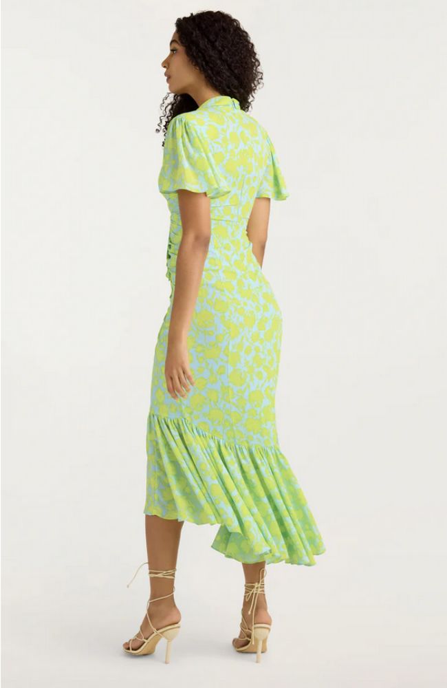 Graphic Floral Peeta Dress