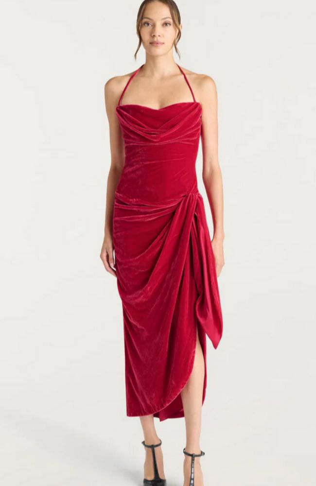 Noah Dress in Raspberry Rose