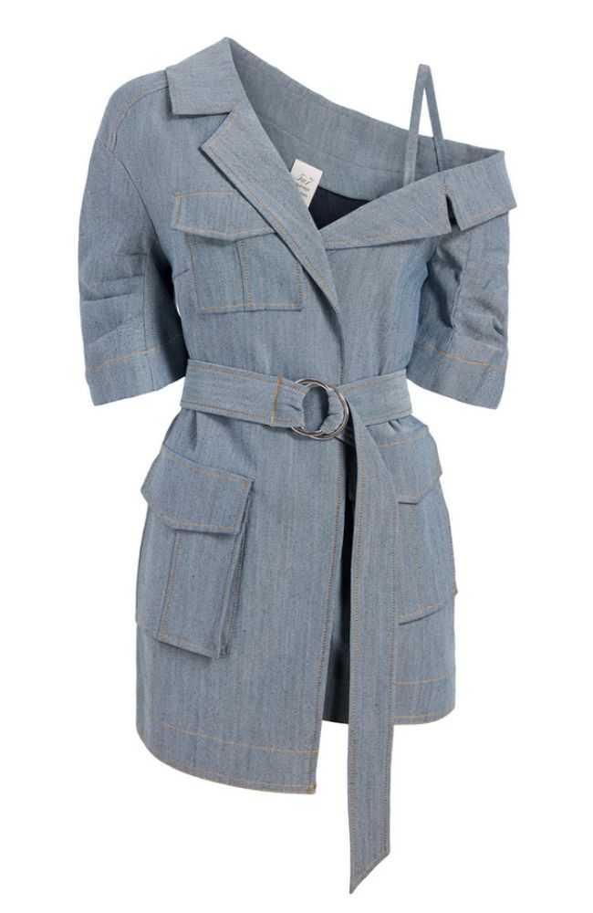 Katie Jacket in Light Indigo