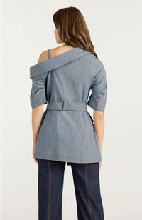 Katie Jacket in Light Indigo