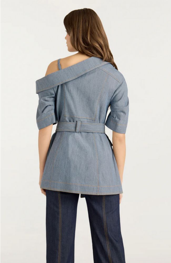 Katie Jacket in Light Indigo