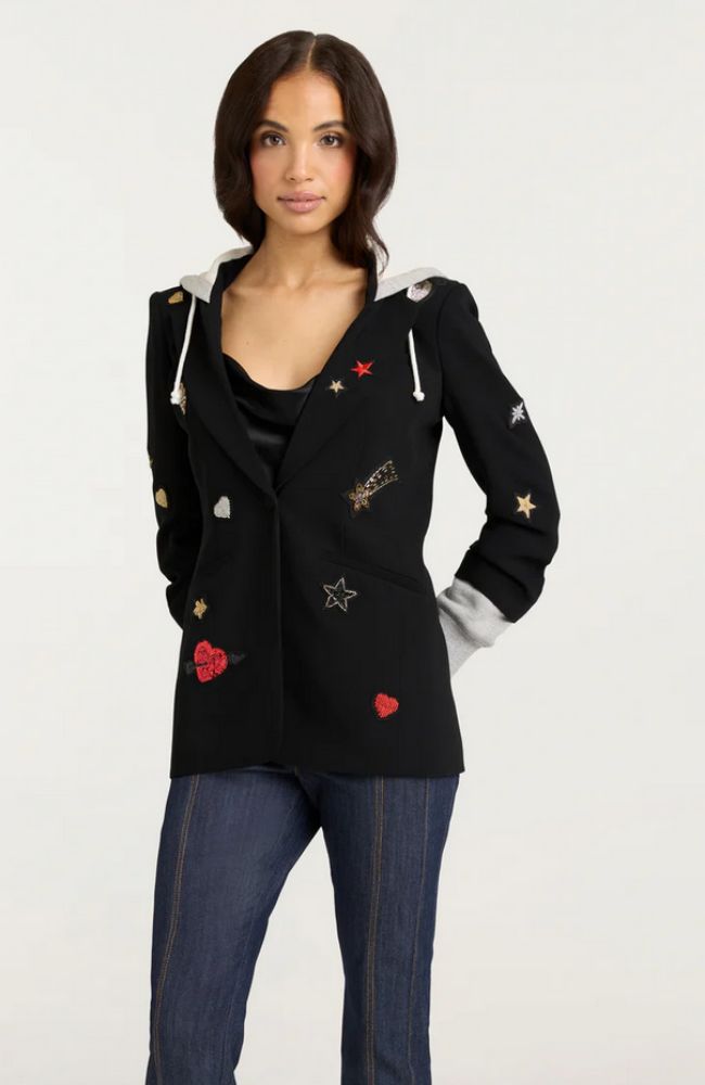 Nebula Emb Hooded Khloe Jacket