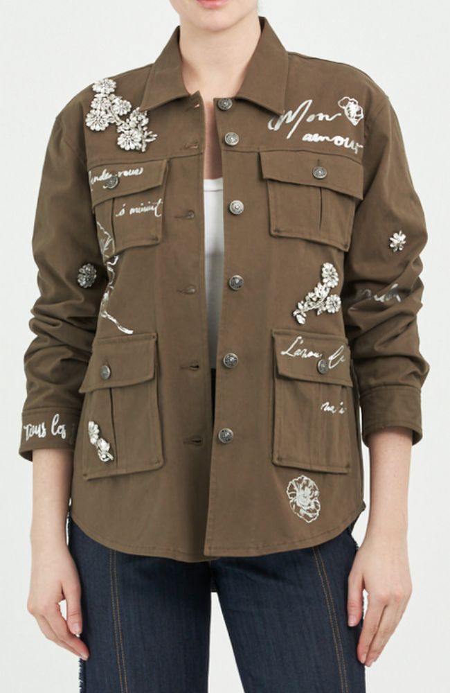 Foiled Je Taime Vera Jacket