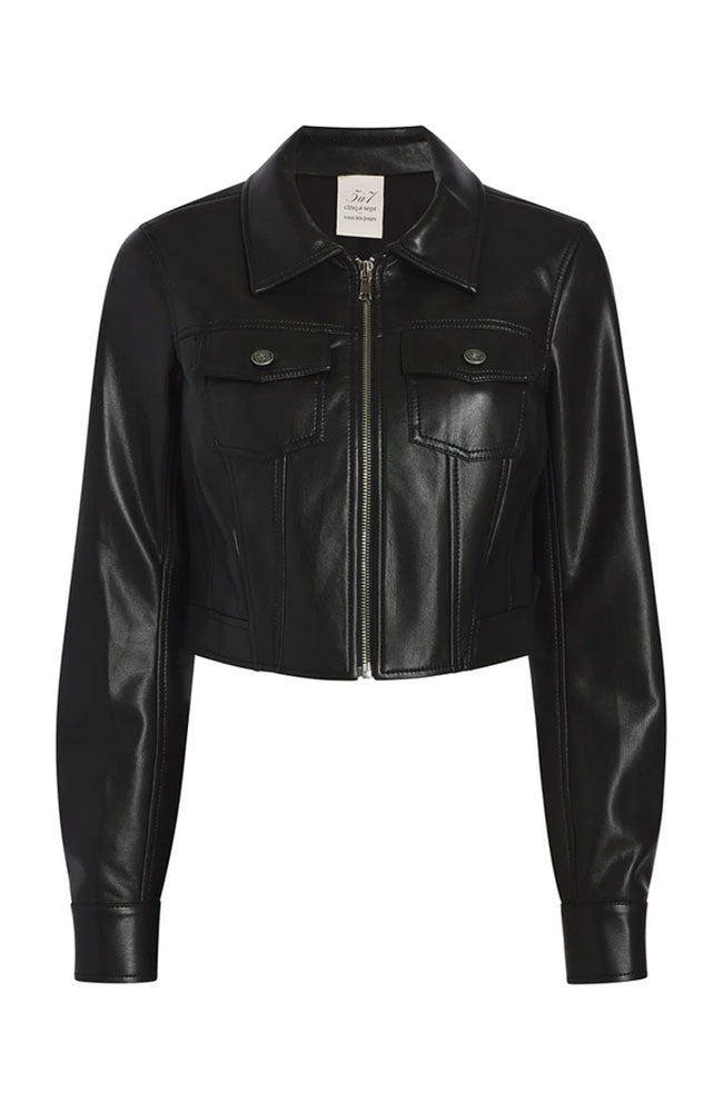 Vegan Leather Marilee Jacket
