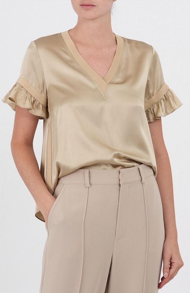 Linnea Top in Khaki