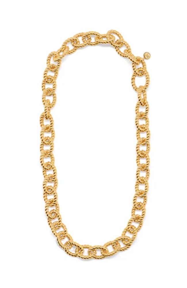 Victoria Small Chain Necklace 18" Gold
