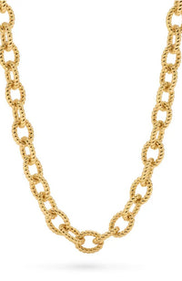 Victoria Small Chain Necklace 18" Gold