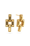 Pathway Post Sm Link Earrings Gold