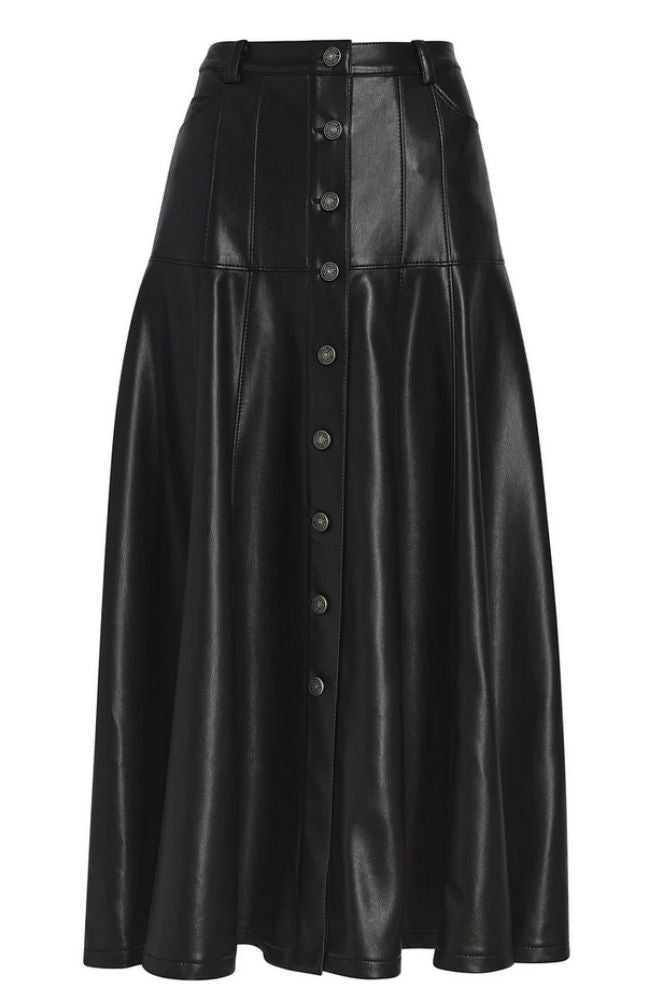 Vegan Leather Veena Skirt