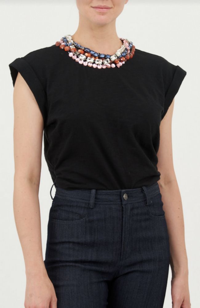 Chunky Rhinestone Bella Tee