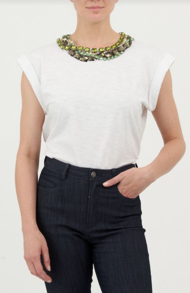 Chunky Rhinestone Bella Tee