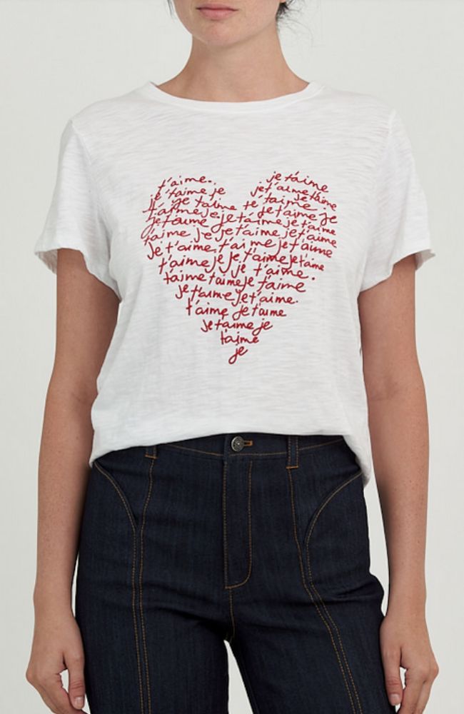 Je Taime Heart Tee