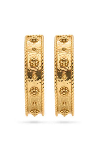 Berry Classic Large Hoop Earrings Gold