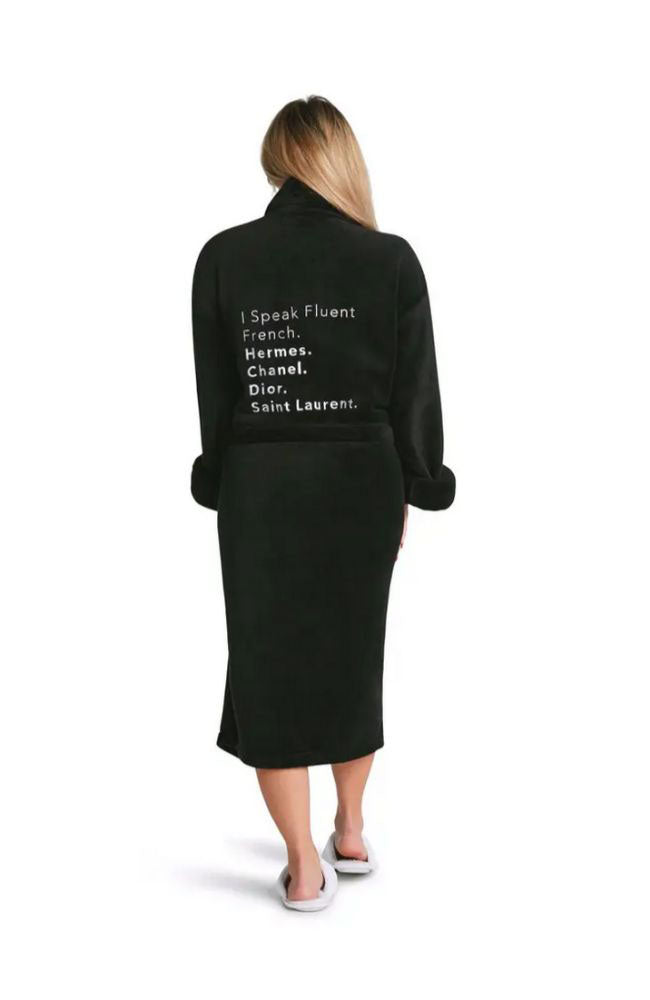 Fluent French Robe Black