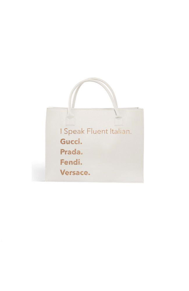 Modern Vegan Tote Fluent Italian Ivory