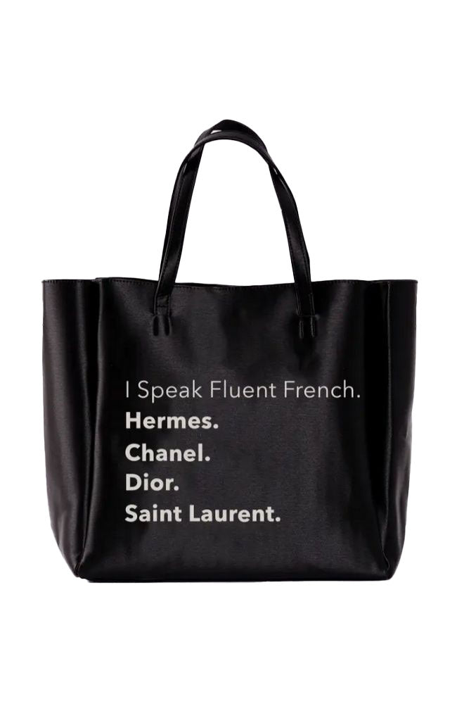 Never Ending Tote Fluent French Black