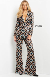 2 Pc Pant Suit Print