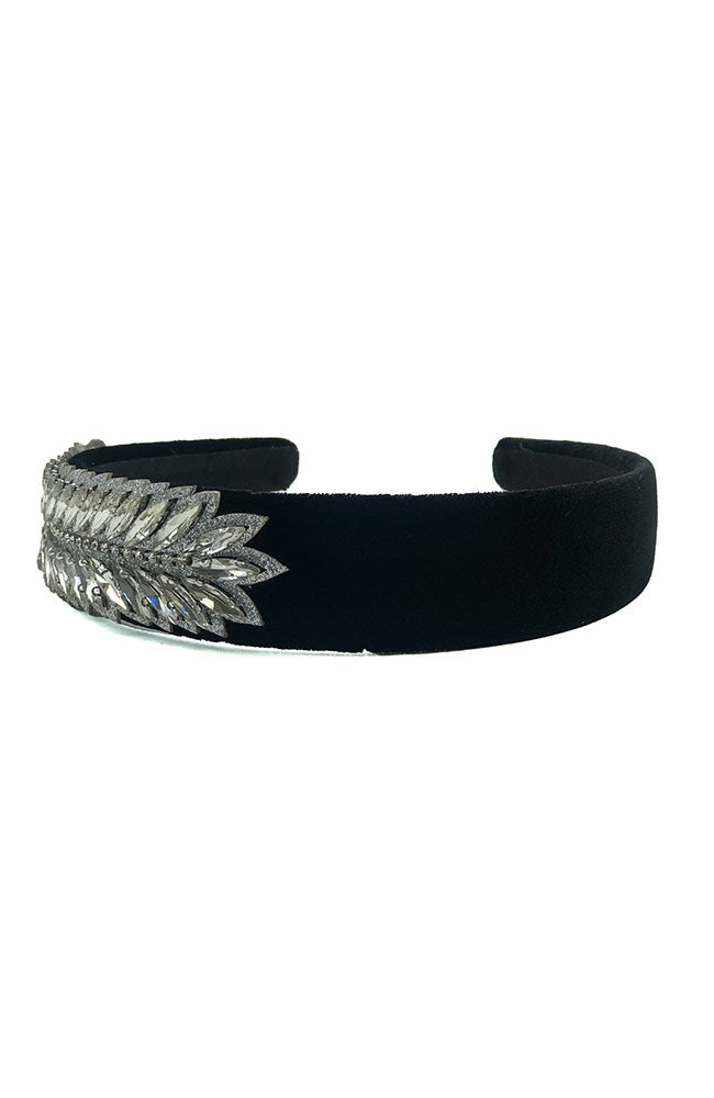 Headband Silver Rhinestones