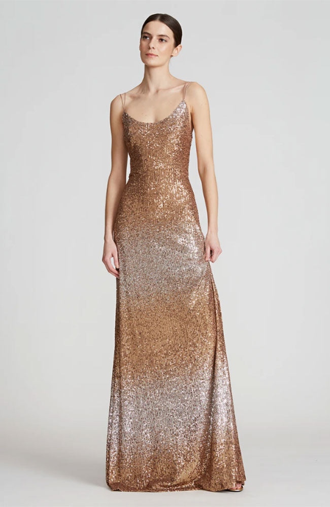 Norah Ombre Sequin Gown
