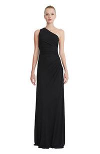 Amira Jersey Gown with Crystals