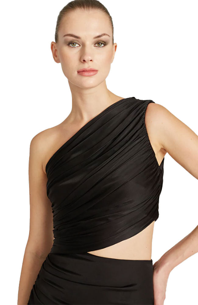 Cassidy Jersey Ruched Cocktail Dress