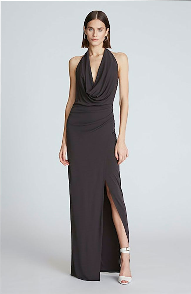 Emery Gown in Matte Jet