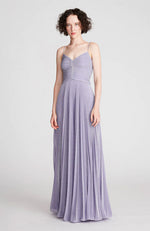 Maycee Gown in Shimmer Jersey