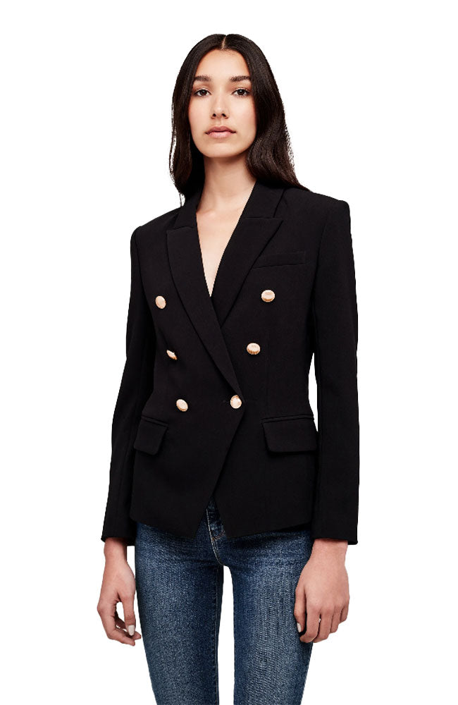 Kenzie Double Breasted Jacket Black