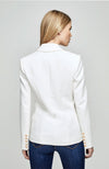 Kenzie Double Breast Jacket in White