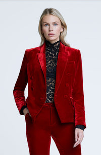 Kenzie Velvet Blazer