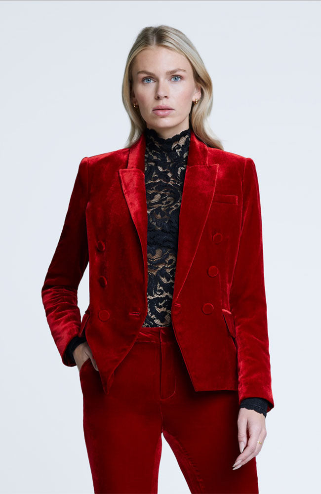 Kenzie Velvet Blazer