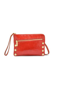 Nash Small Zinfadel Red with Brushed Gold