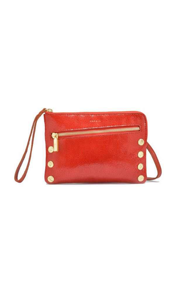 Nash Small Zinfadel Red with Brushed Gold
