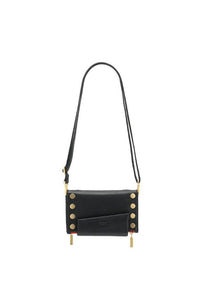 Levy Wallet in Black with Gold Hardware