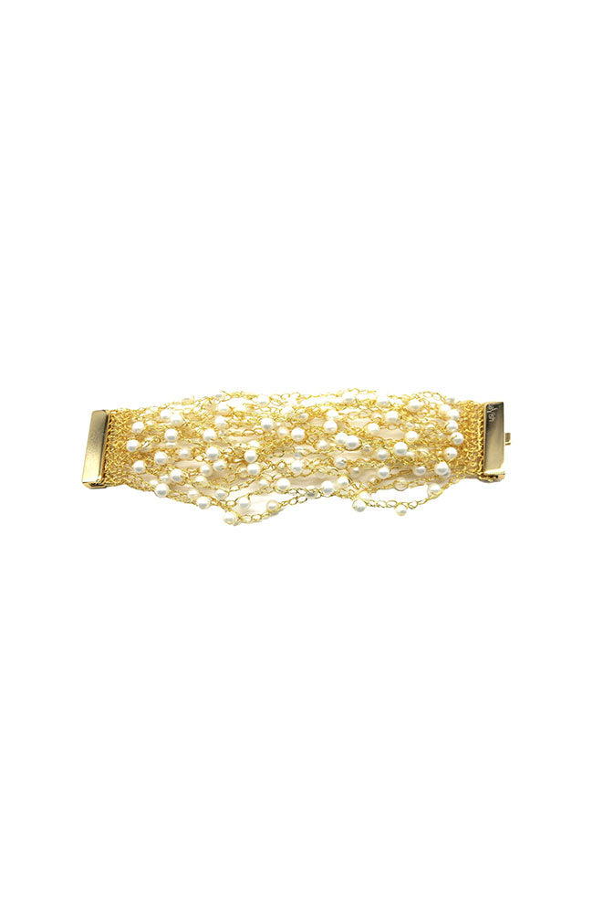 Pearl Multi String Bracelet