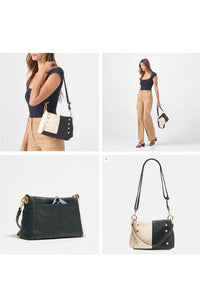 Bryant Med 2 Handbag in Black Contrast