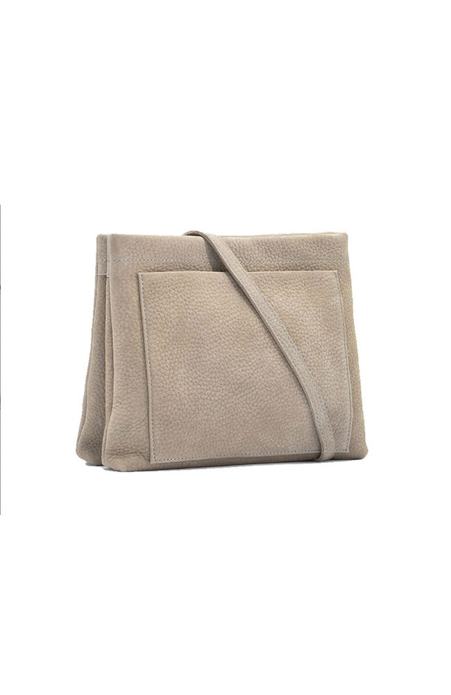 Duke Handbag Grey Natural Brushed Gold Hardware