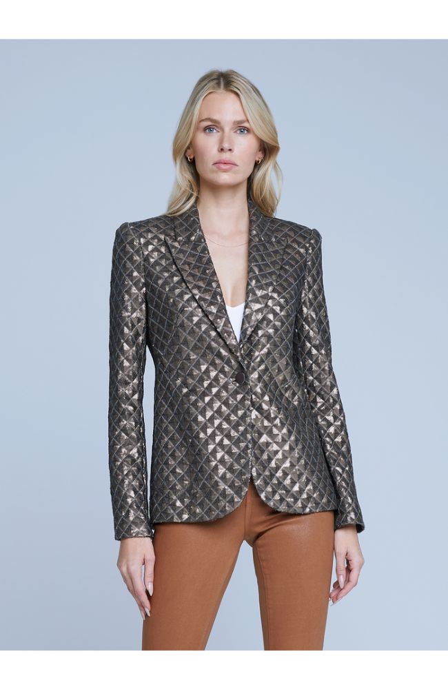Clementine Blazer Bronze Sequin